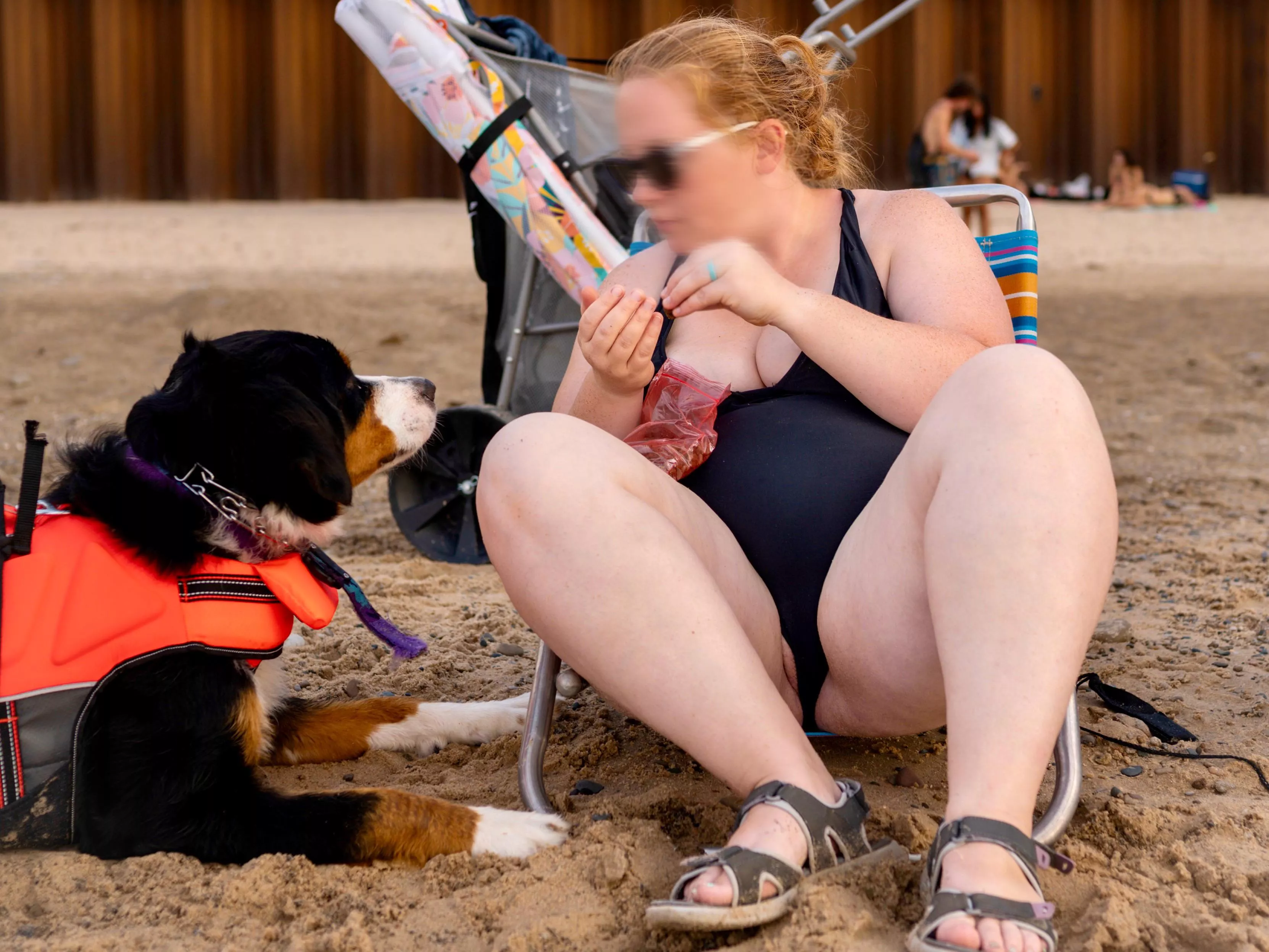 Idk what it is but every time I sit down on the beach I seem to find a lip slipped. posted by PennyGingerwood2
