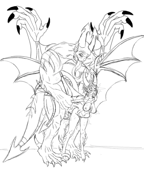 Muscle breeder dragorn doing what it does best by PeachMinimum7701