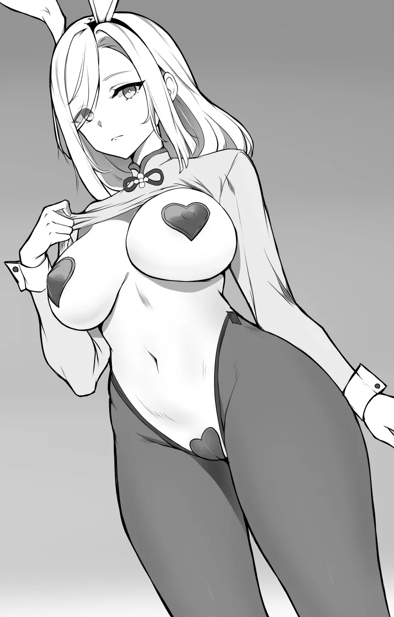 Reverse Bunny Shenhe [Genshin Impact] posted by xdragon2k