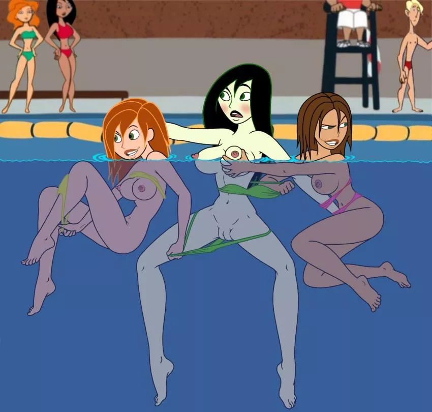 Shego Stripped at Swimming Pool (Gagala) posted by Bormotunchik