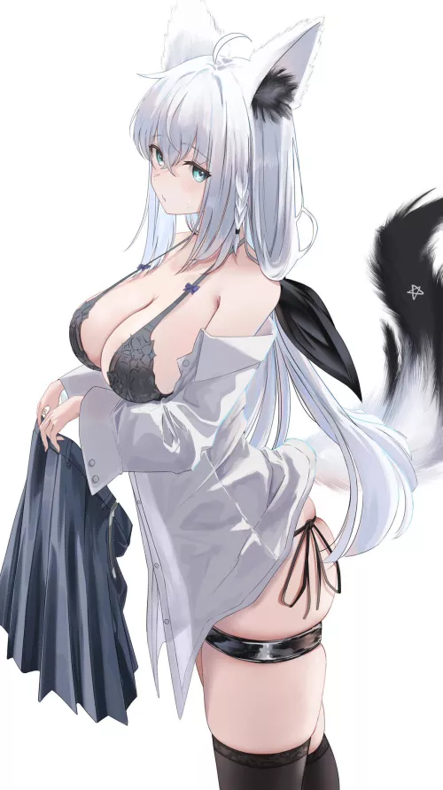 [Shirakami Fubuki] Changing chlothes by marxsander2016