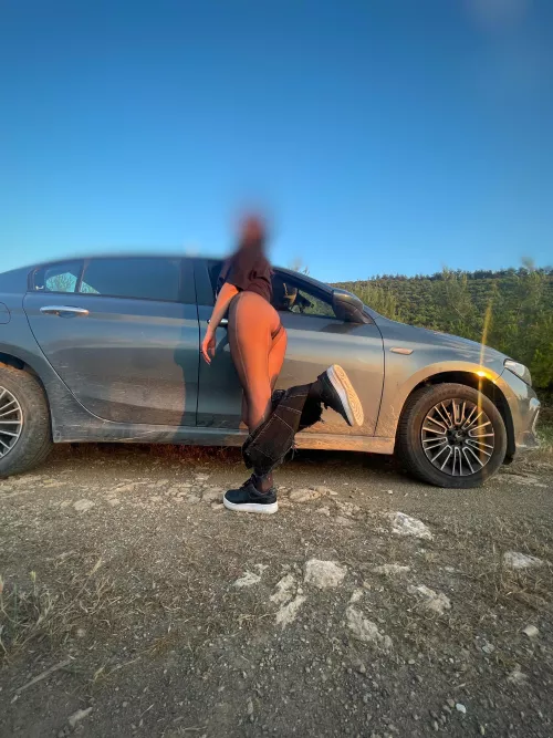 Wanna ride with me? by hosierypassion