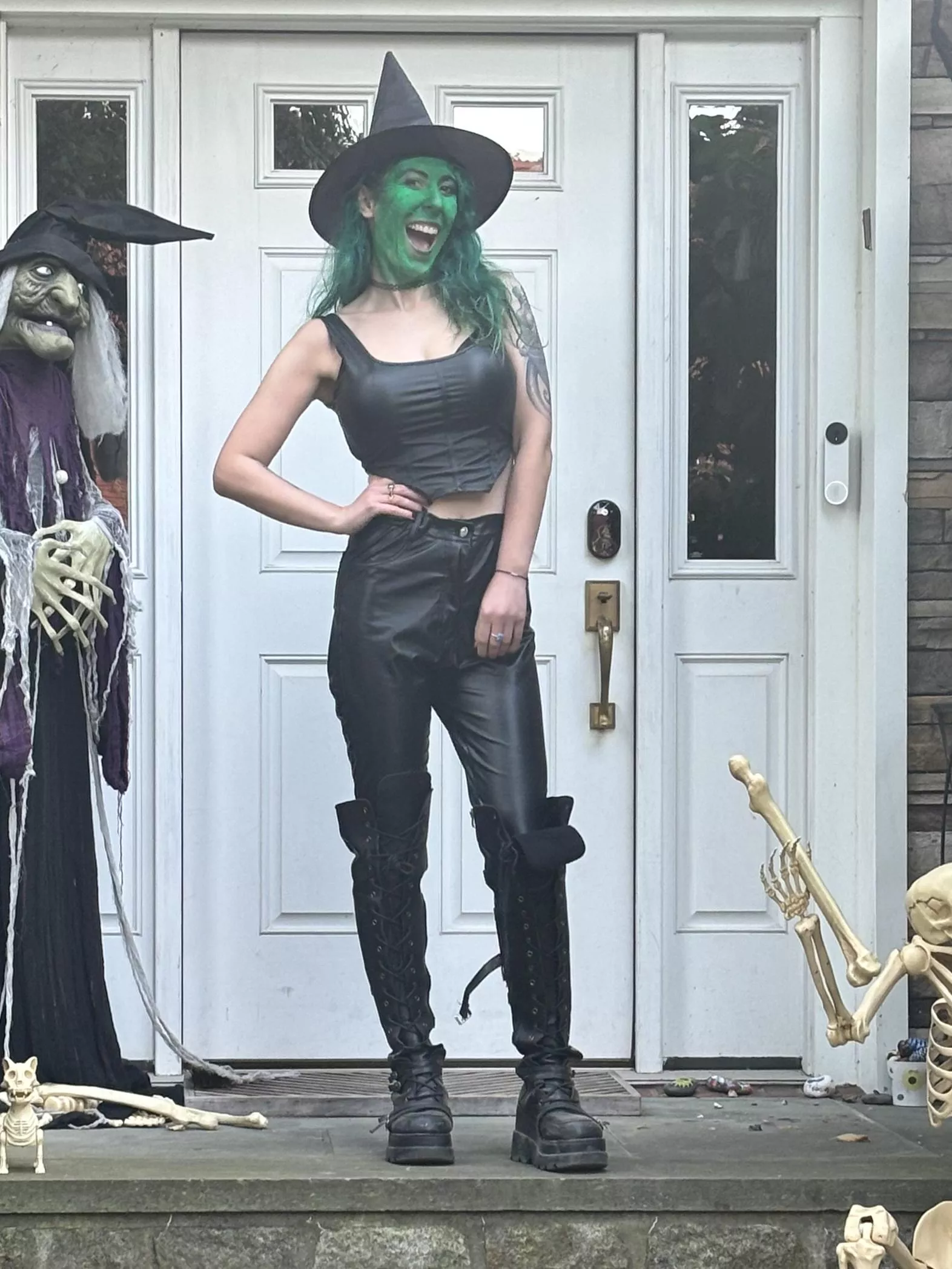 Witchy leather boots posted by sirenskiss3