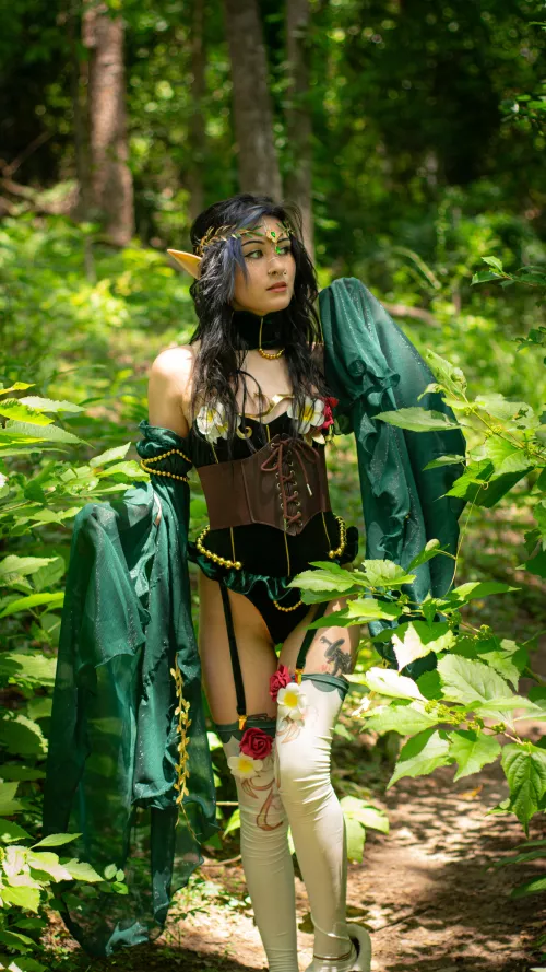 would you let this elf tempt you from your mission, its only a small side quest  by executionergf