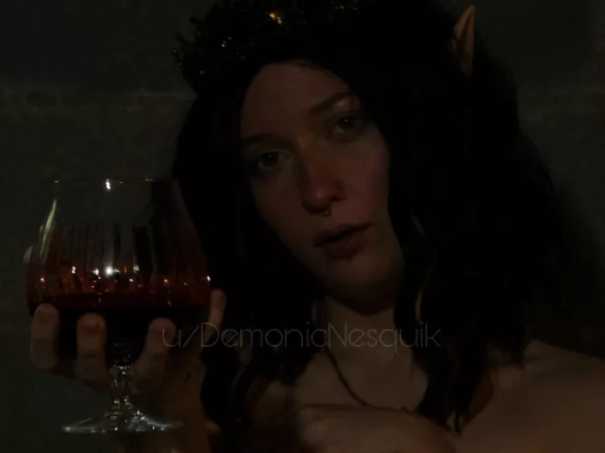 Would you like a glass of wine? (It might also be blood) by DemonicNesquik