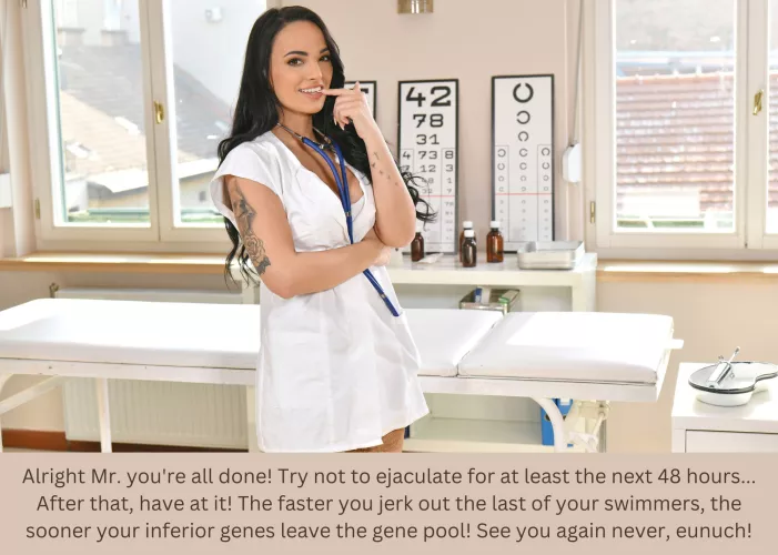 Alright Mr. you're all done! by Neutermenow