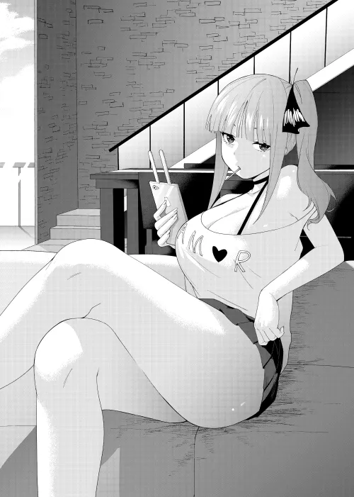 Bad Bitch Nino Nakano Chilling At Home (Quintessential Quintuplets) by Csxc