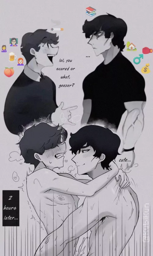 Boy vs Men meme but it's yaoi 🤪 by Solid_Principle7206