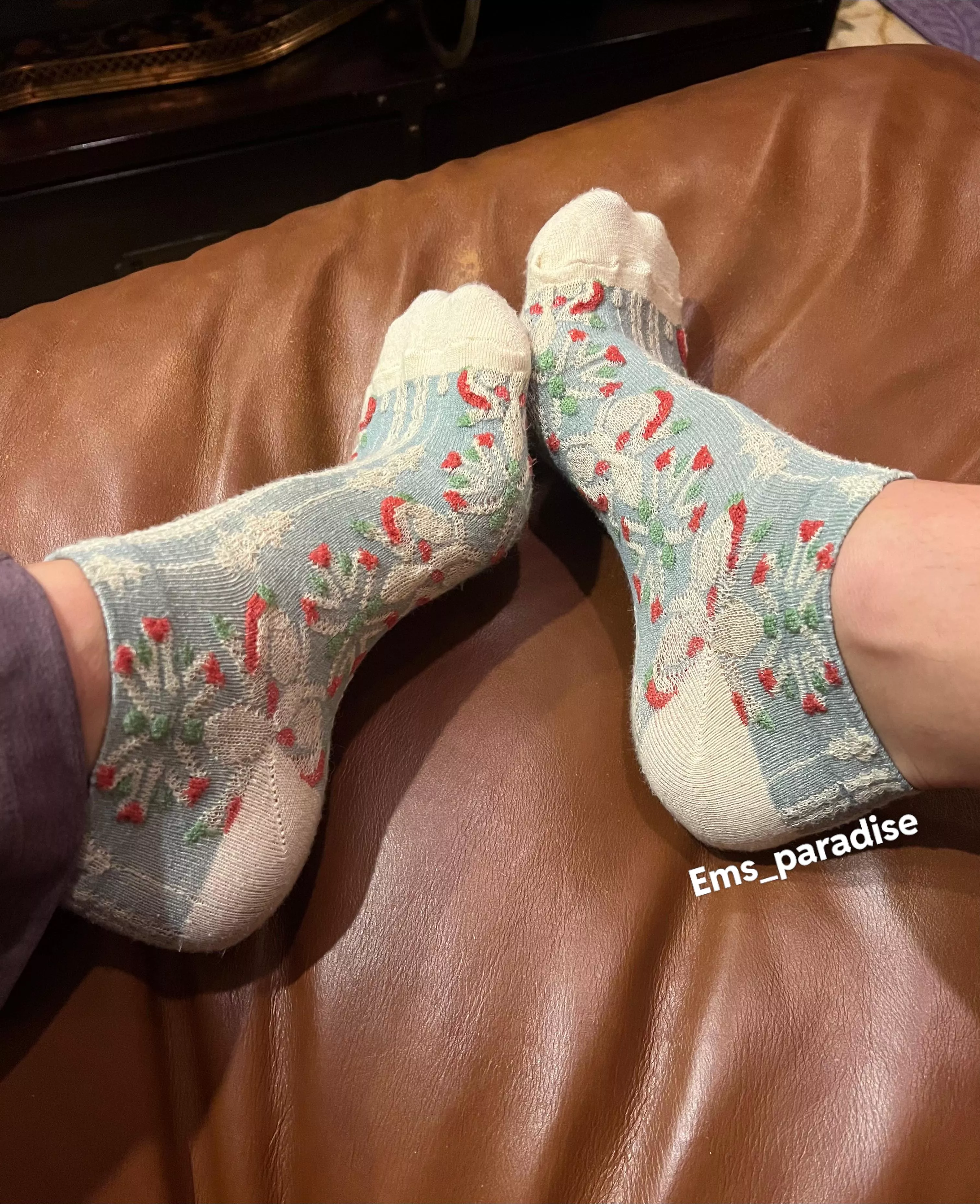 Can I watch you slowly peel these off? 😈🥰 posted by ems_paradise