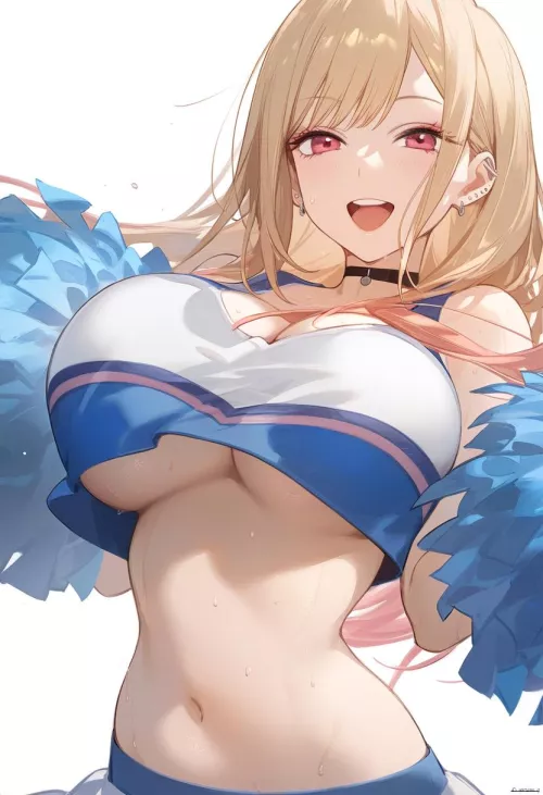 Cheerleader Marin Kitagawa  by CheetahSperm18