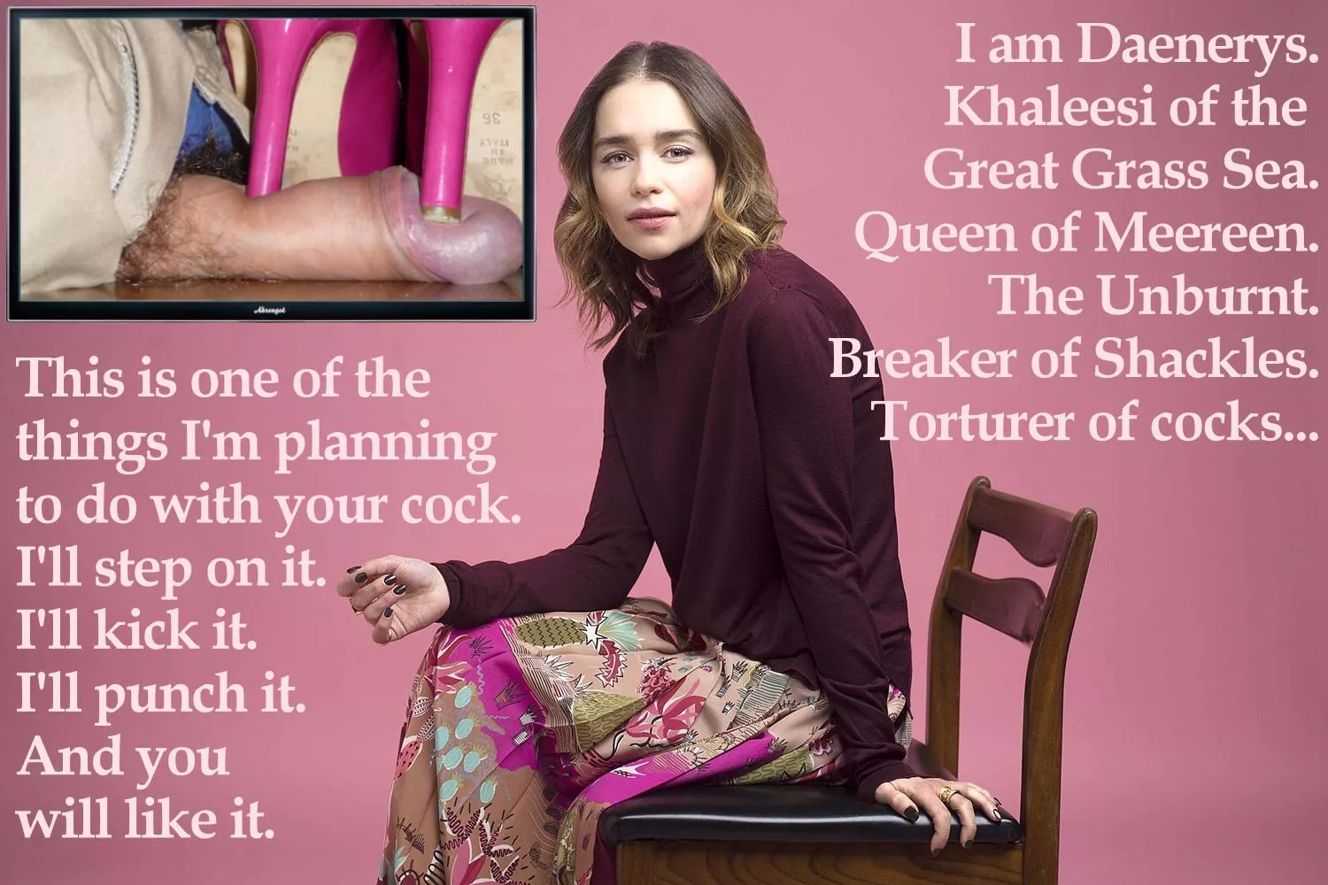 Emilia Clarke can do to my cock whatever she wants posted by fumarenbou