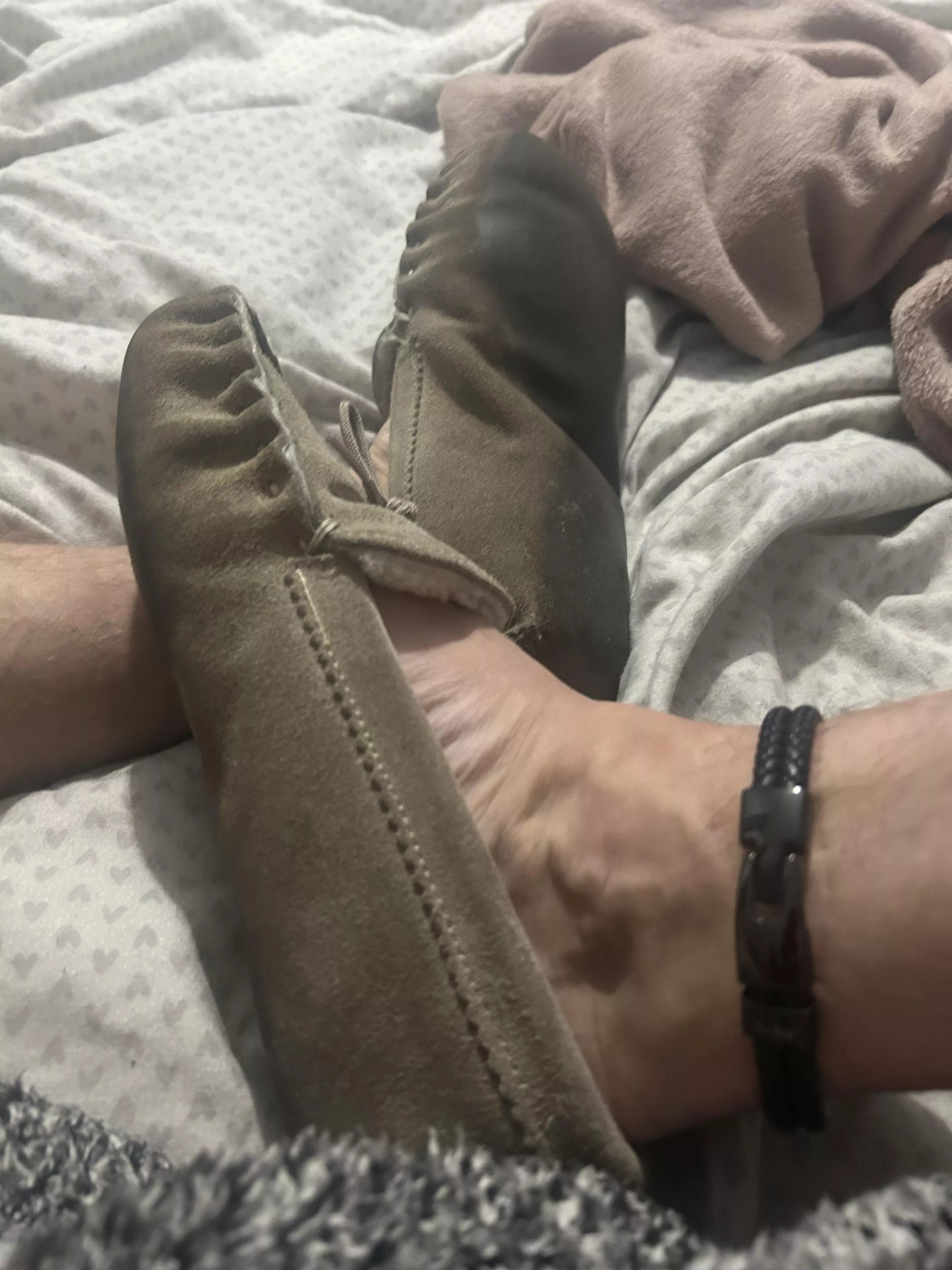 Love a fluffy moccasin posted by Educational-Yak382