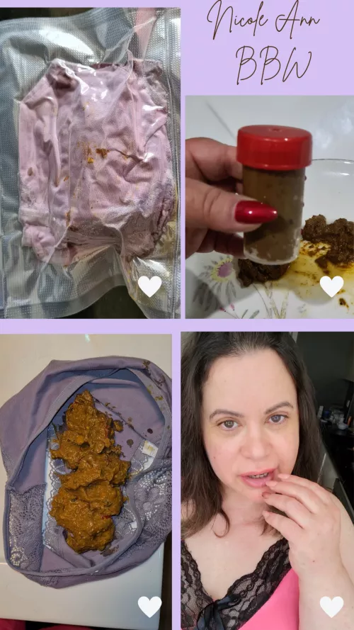 Poop video calls/ custom and premades/ G Drive/Telegram/ Fan sites/Panties/Scat Jars europe only! by bbwnicoleann