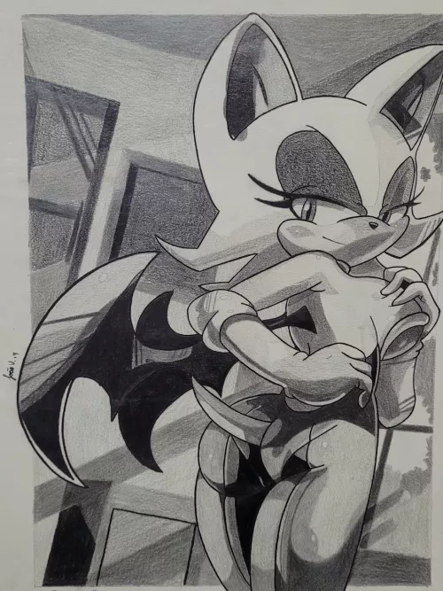 Rouge The Bat by Nancher and remade by me  by Easy-Take_my_money