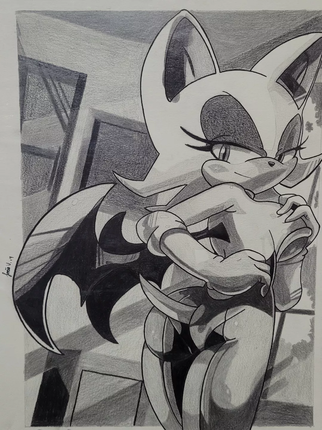 Rouge The Bat by Nancher and remade by me  posted by Easy-Take_my_money