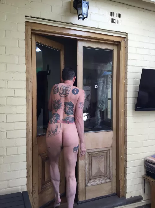 Securing the house before another trip interstate by NakedRuss78