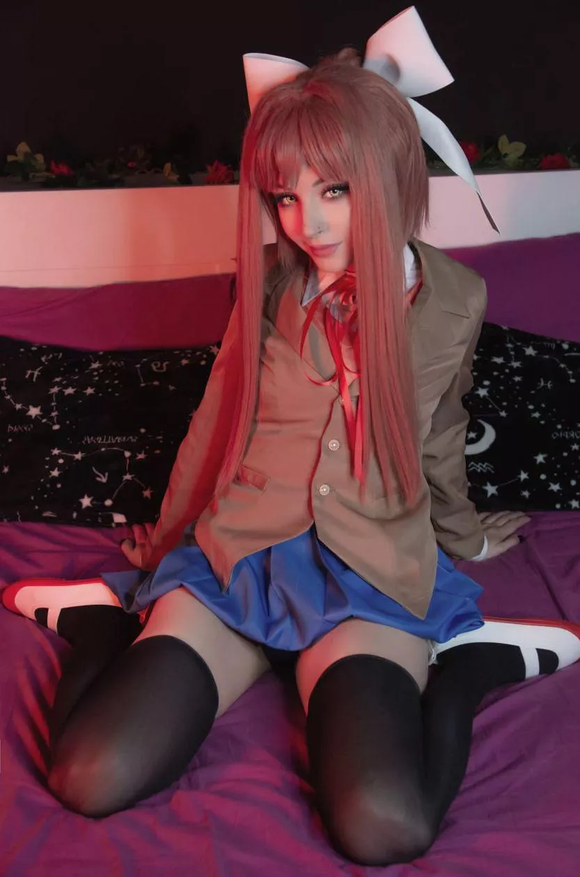 Shiroktsne as Monika  posted by Weird-Doughnut7002