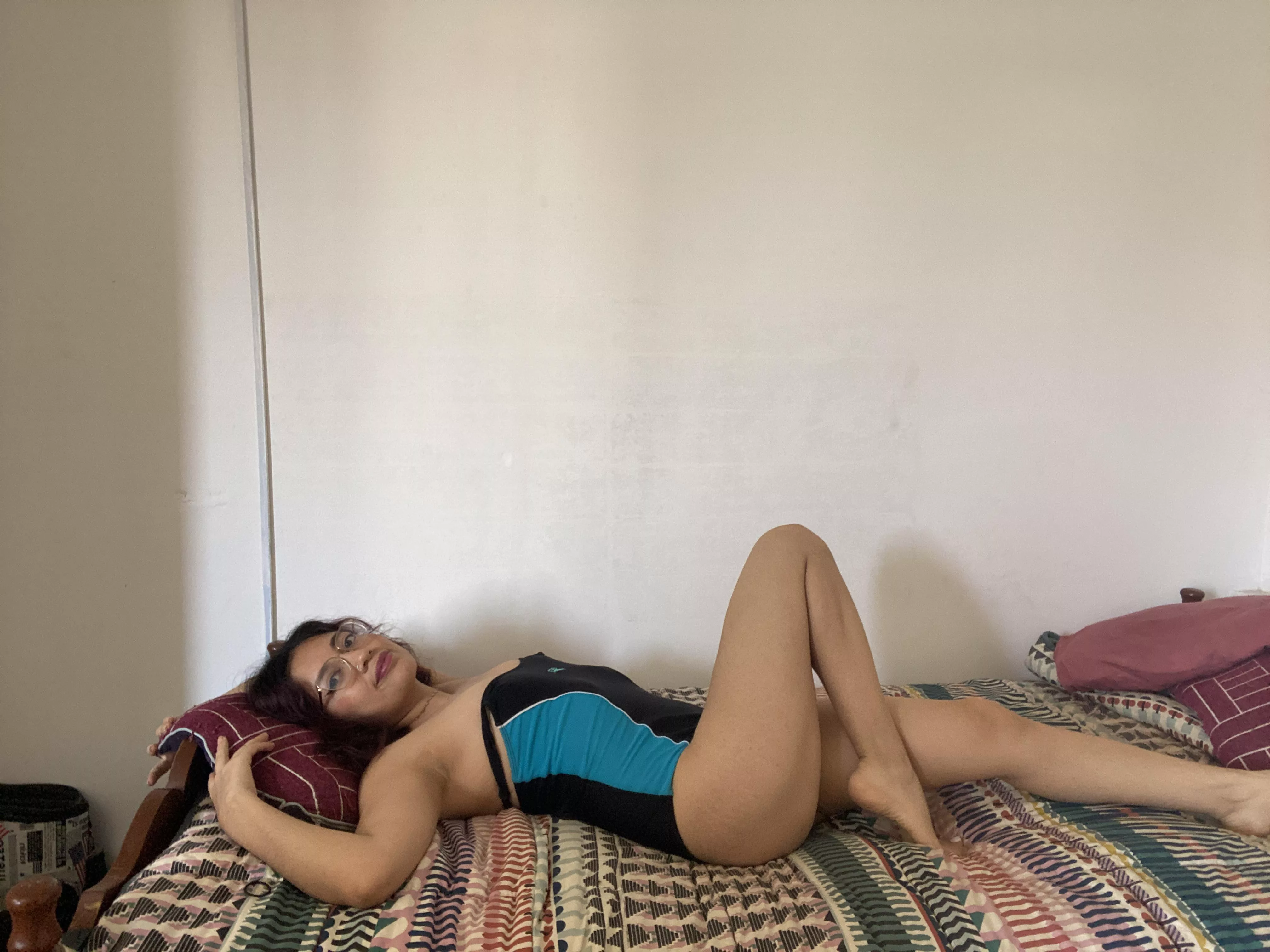 Taking a nap before I go to swim  posted by Senior-Board-2859