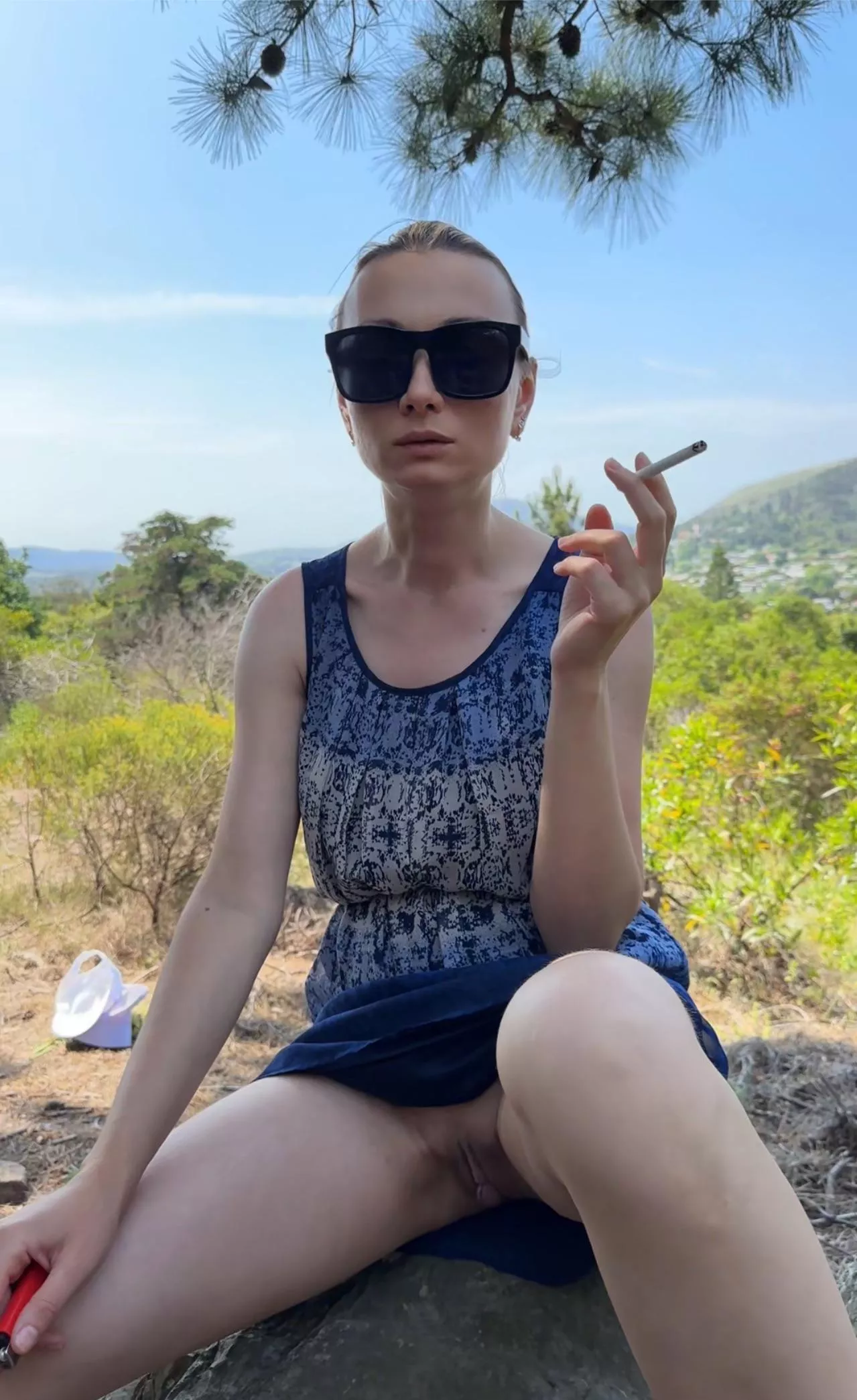 When I finish my shift as a nurse, I smoke and occasionally jerk my pussy off.  posted by oEvaGrey