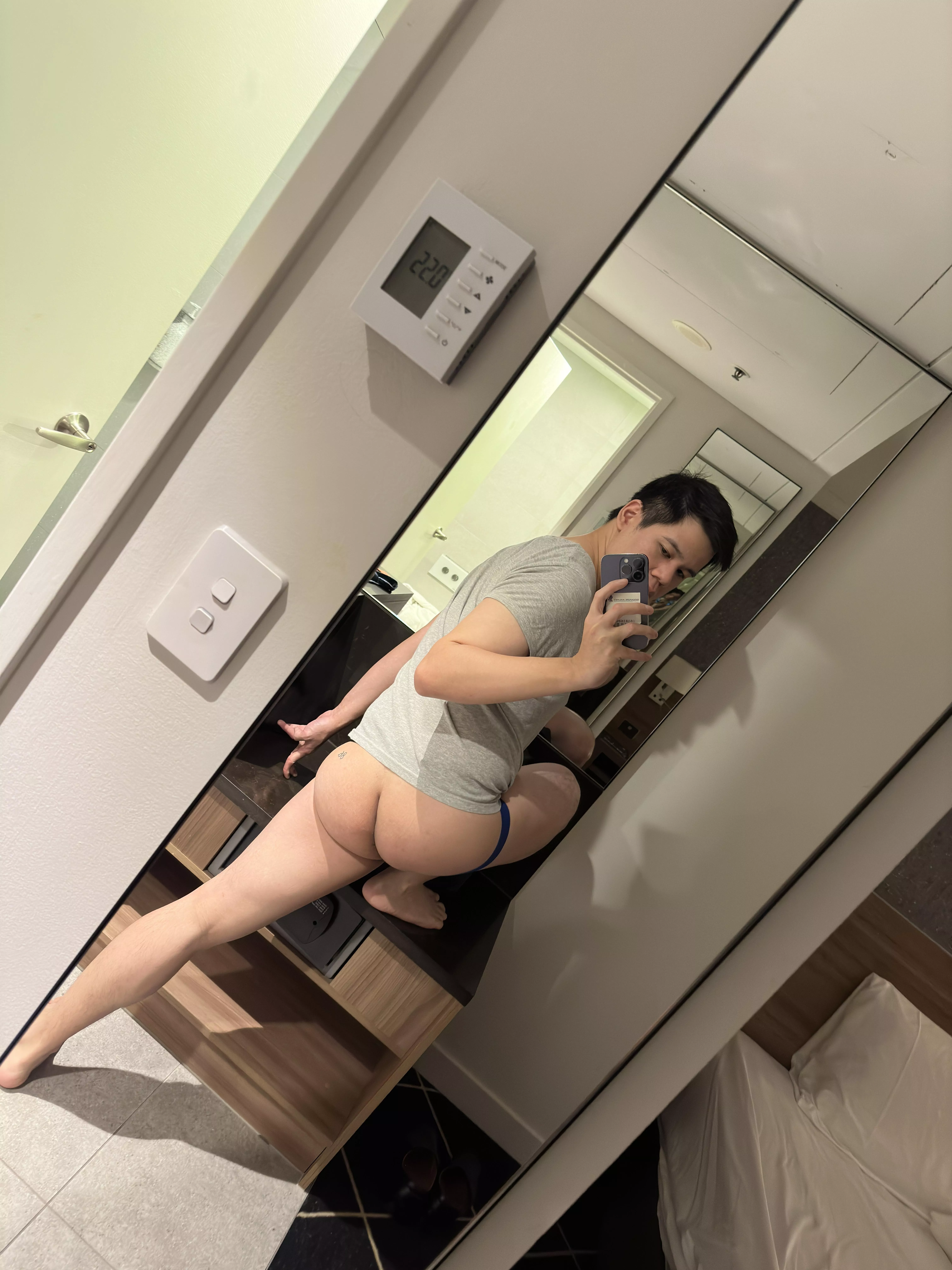 when in a hotel room. posted by 1-800-FAG