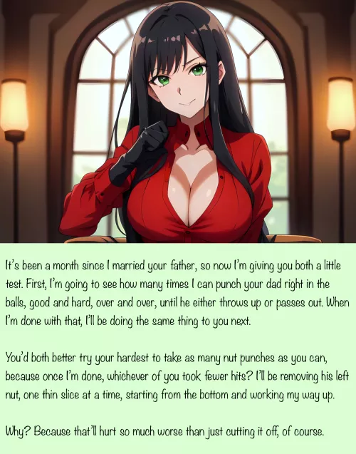 Your new stepmom has a test for you… [AI Image] by MasticatrixPenalty