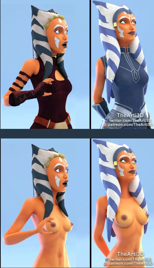 Ahsoka ON / OFF [TheArti3D] by Ahsokii