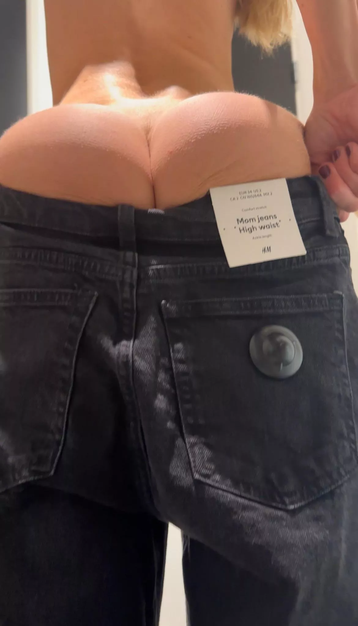 Always try on everything without panties and put them back posted by HannaHotwife26y