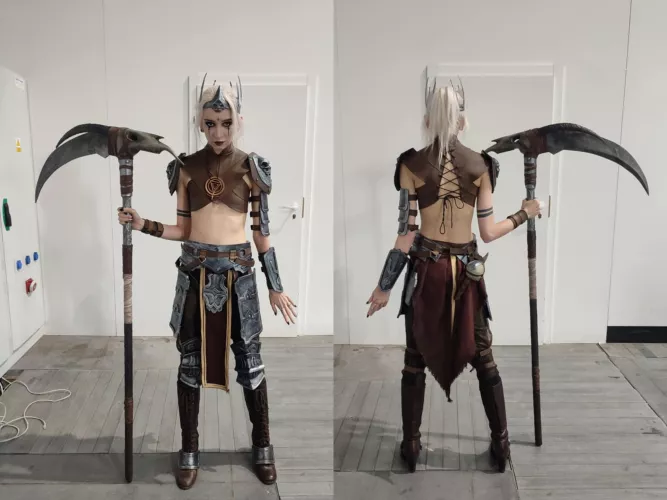 Diablo 4 necromancer before editing by (whiteeefox) by xFoxyCosplay