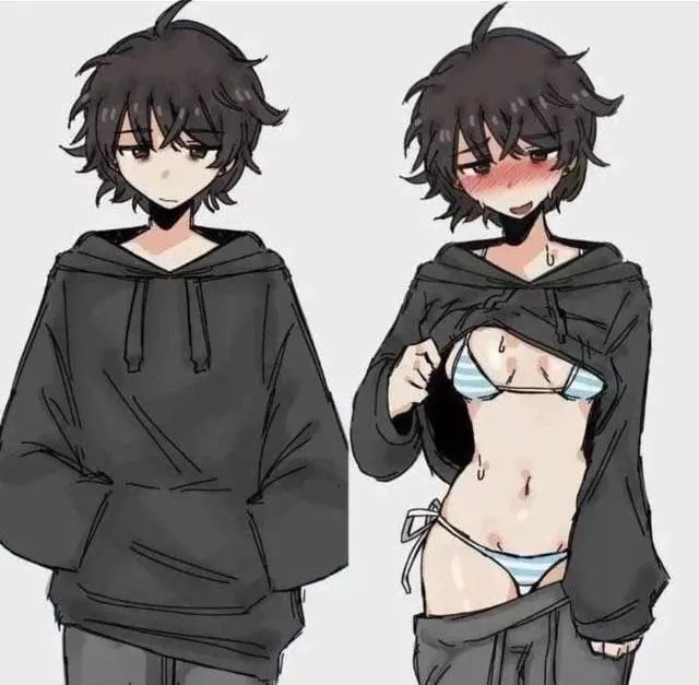 (F4A) you had always just assumed your new roommate was male, until you caught them at the beach wearing a bikini. posted by Spicy-Bite