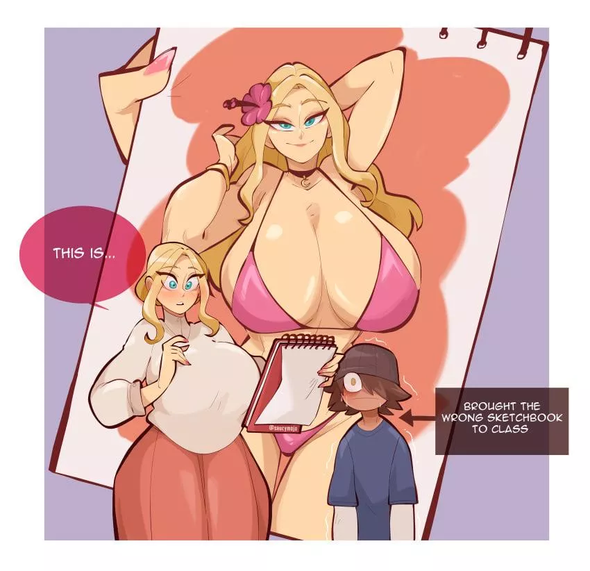[F4A] Your sexy stacked Professor/Mommy saw all of your lewd drawings of her..... posted by CumSlutSydney