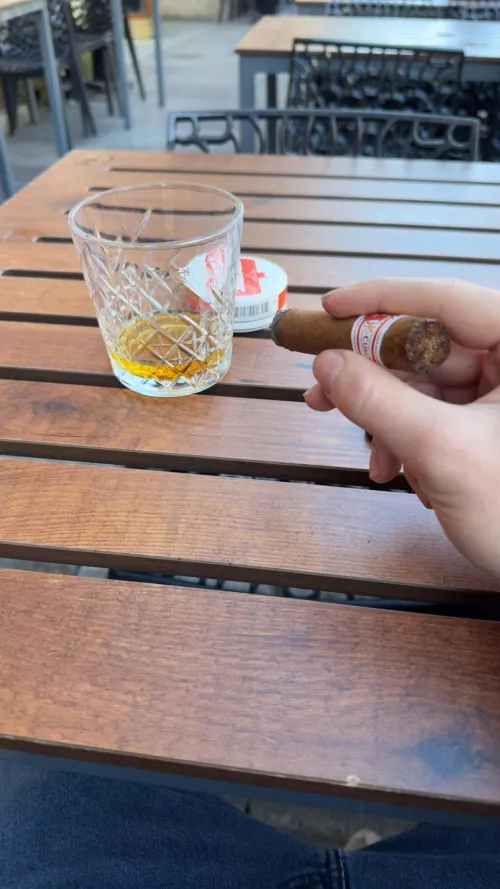 First cigar  by RoosterLoose3662