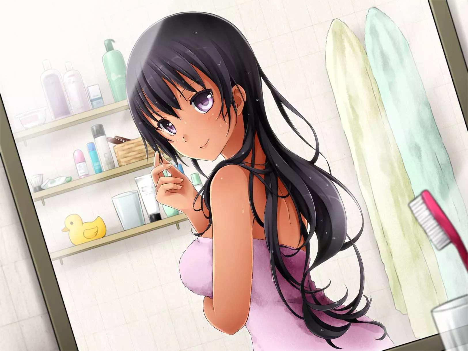 Fun discussion: which Huniepop girl, from both games, would you share a romantic shower with?  posted by Dry-Decision8622