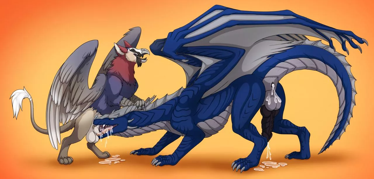 Gryphon and dragon (zetsin) [M] posted by Ameliaa_zyy