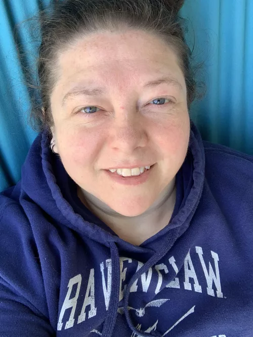 Laying in the hammock enjoying the fall breeze by Loosehairybbw