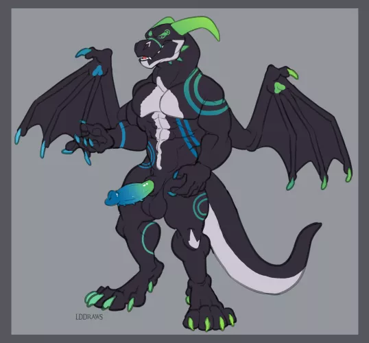 [M] Black Dragon Adopt (DawnBringerDanny) by Char_lotee