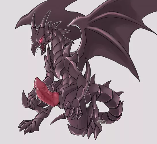 [M]  Red-eyes horny dragon (hikaryNSFW) by baee_lairaaaa