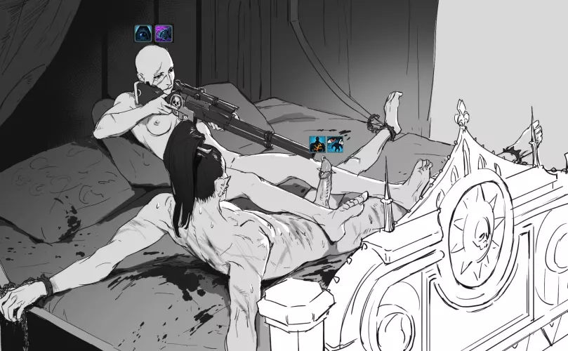 Marazhai getting a taste of his own medicine by @theOldCrane by Mallory-Cabre