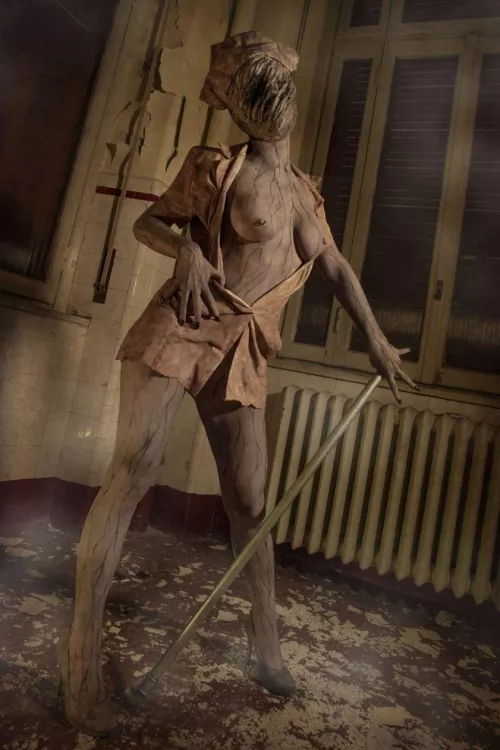 Nurse from SilentHill cosplay by me (Shiroktsne)  by Weird-Doughnut7002