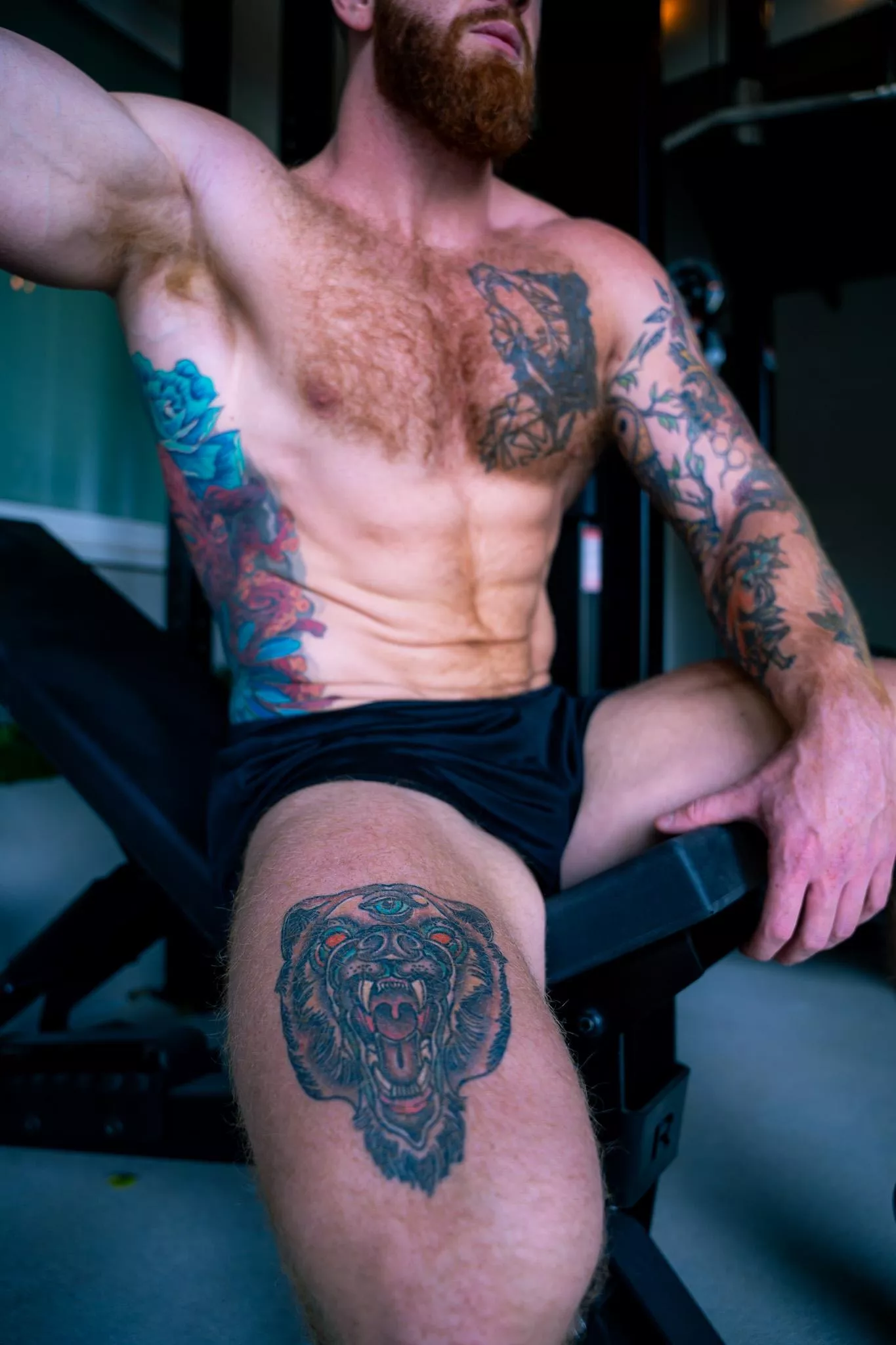 Post-workout Selfie posted by WetOnLev