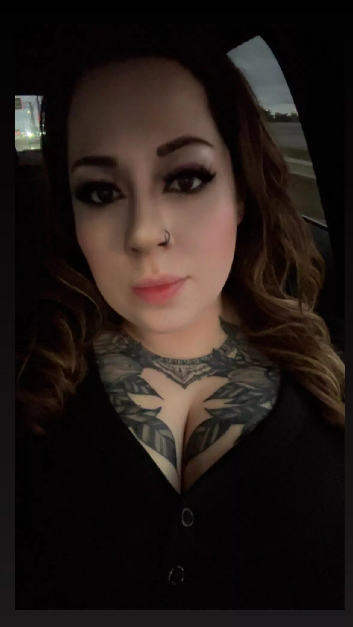 Probably should have worn a more HR appropriate top for this in-office meeting 😅 posted by spiccylatina