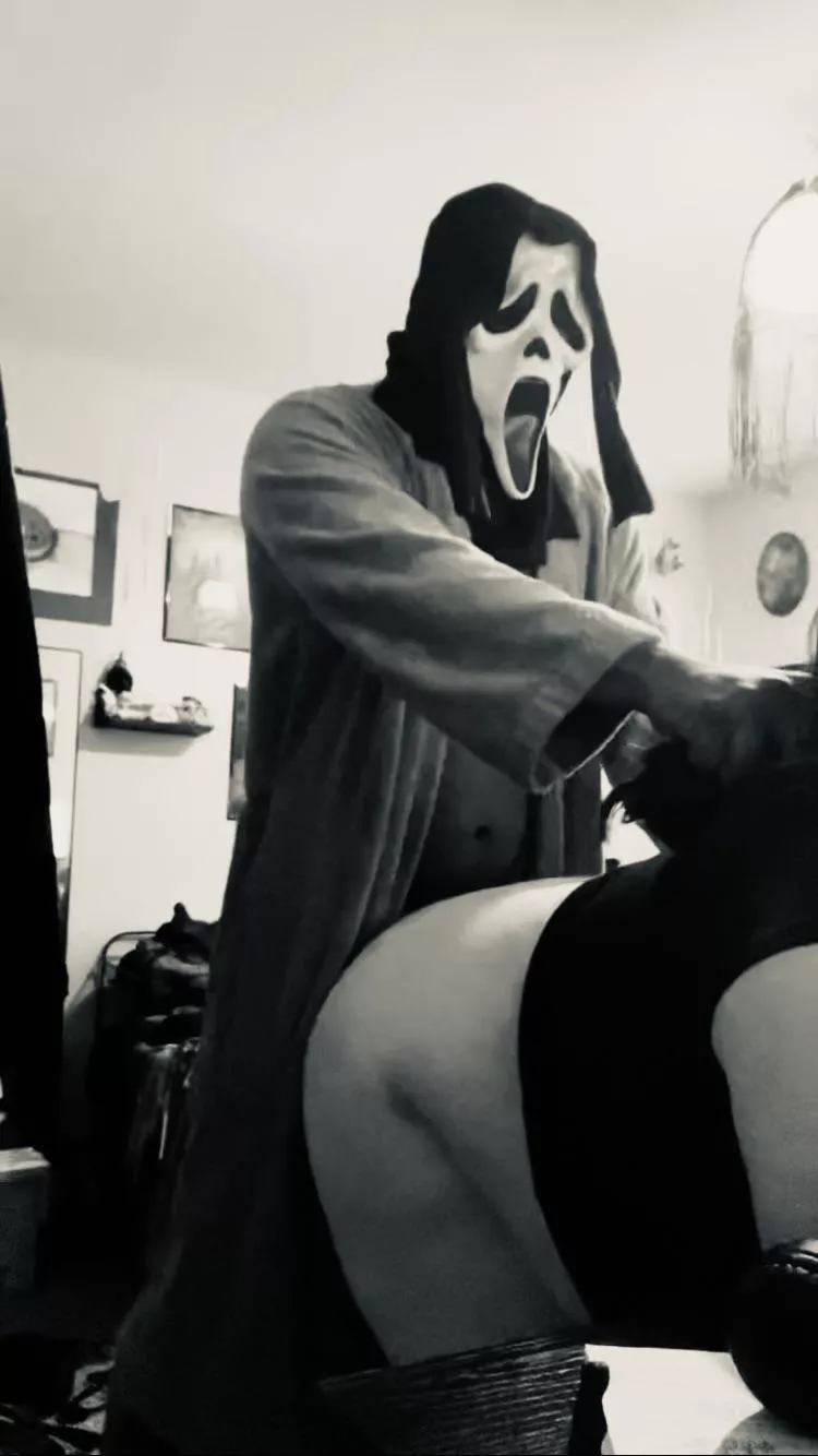 Right before her Zoom meeting.  posted by The_Sensual_Bull