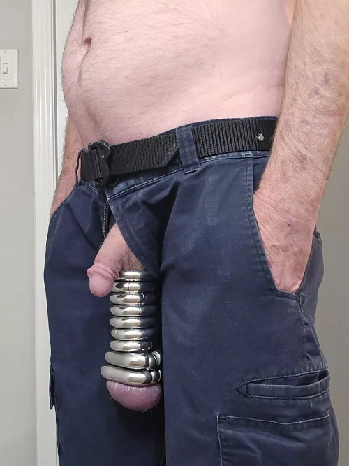 Stretching my balls out. by mrstretchalot