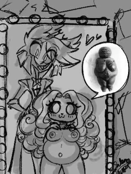 The Radio Demon and his fertile bunny goddess  by Sal3mc0r3