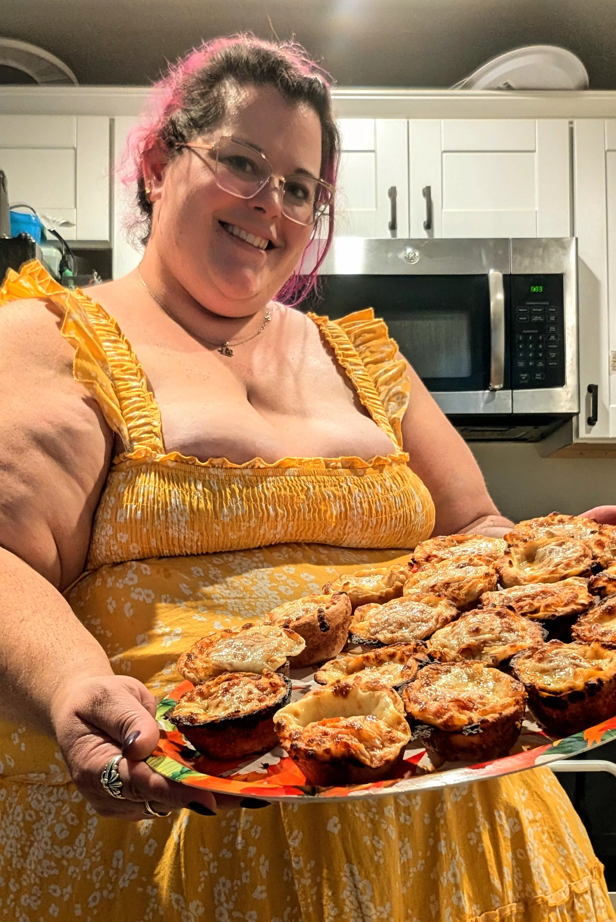 Tonight's dinner: crazy puffs from scratch! posted by noseyhistorian