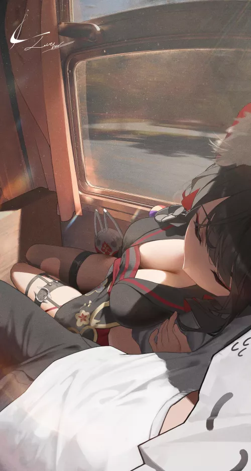 Wakamo (Blue Archive) [luenar] by MrZerFox