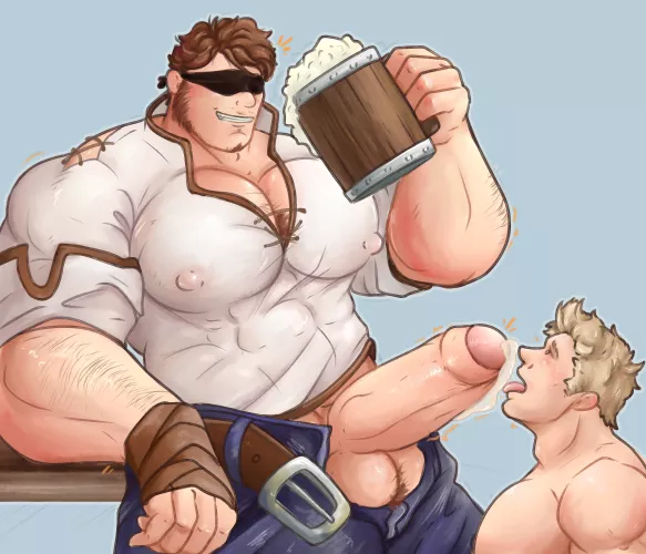 After a hard day at work, the Robber needs to lighten his wallet a little and empty his balls into a little slut~(my art) by Arn_Bara