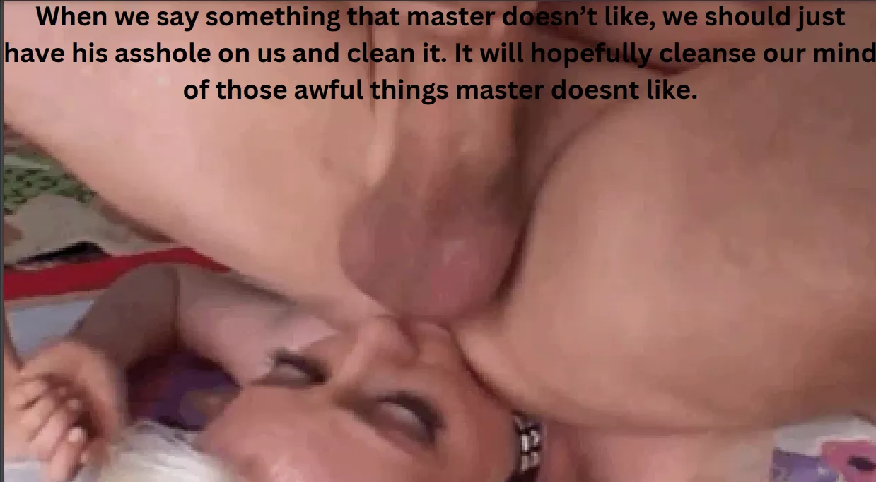 How we should be punished: cleaning master's lovely asshole posted by Sad_Background8989