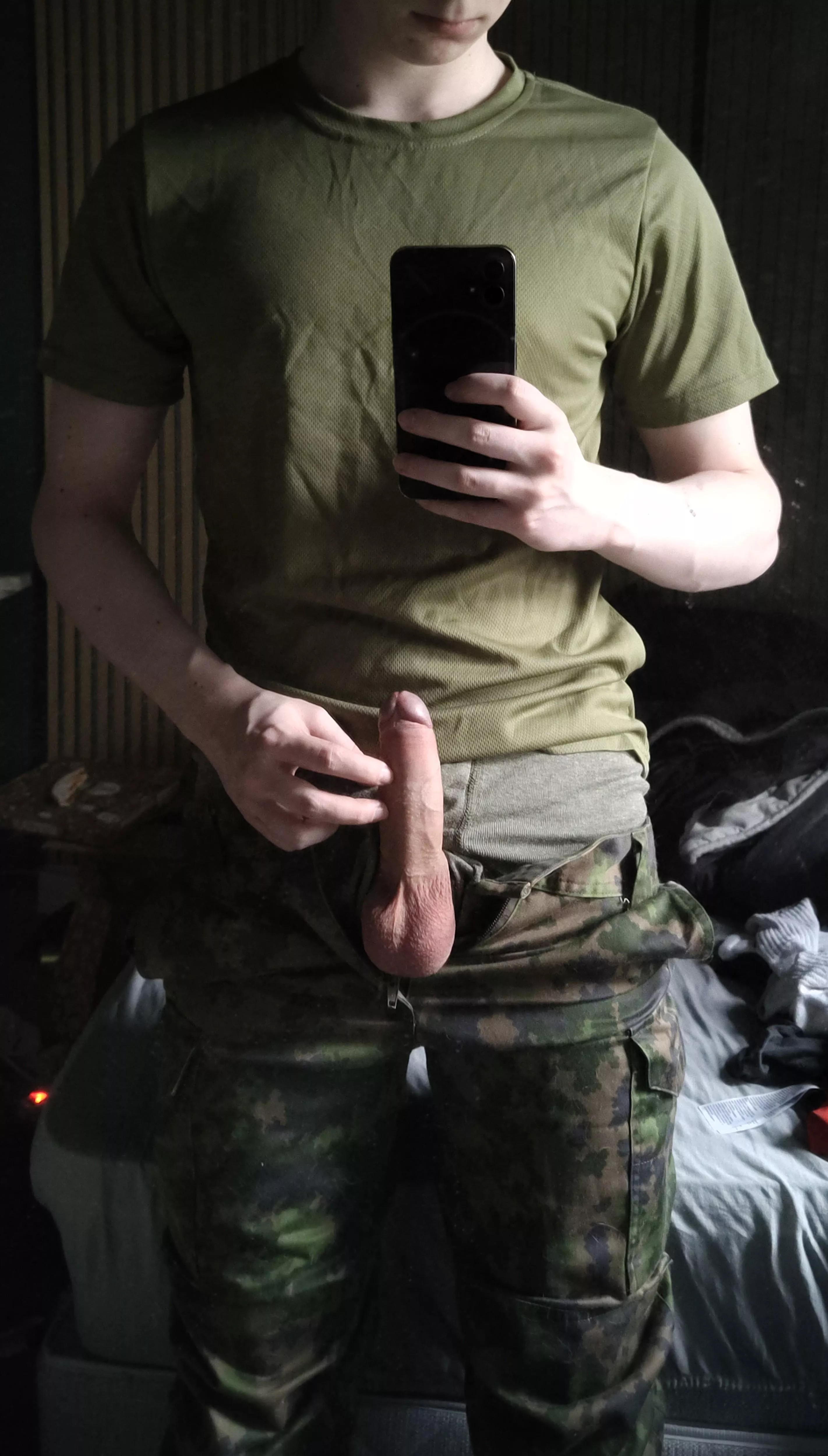I heard you guys like army uniforms😈🪖🍆 posted by TheHotLeo