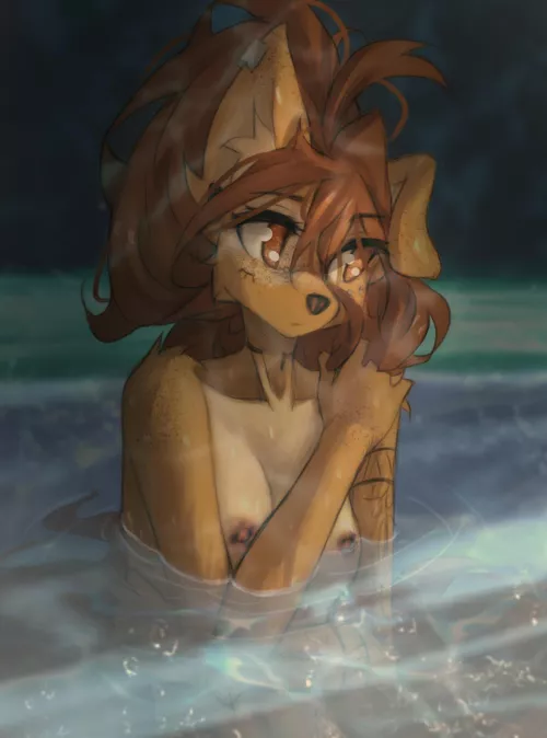 In the hot tub [F] (tinygaypirate) by 5headedragon