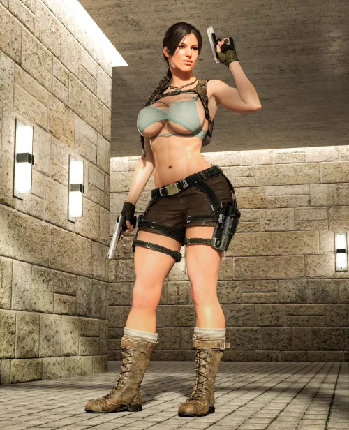 Lara Croft (tridiks) [Tomb Raider / Call of Duty] by Street_Gur_5314